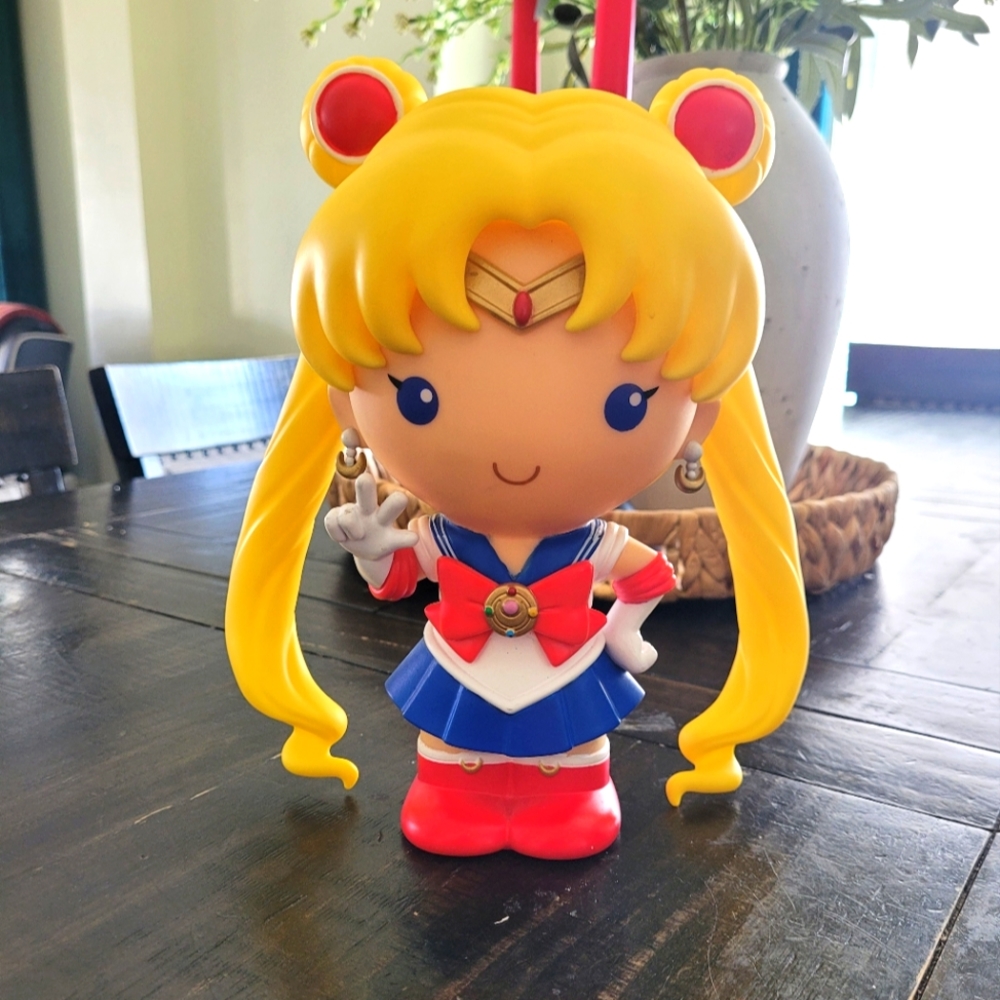 Sailor moon pvc coin bank